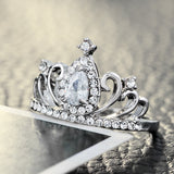 Trendy Crystal Crown Rings Jewelry for Women - Vie Best Shop