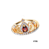 Trendy Crystal Crown Rings Jewelry for Women - Vie Best Shop