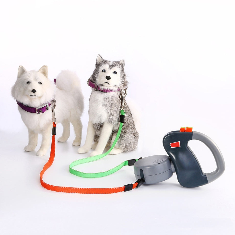 Dual ABS Retractable Dod Leash - Vie Best Shop