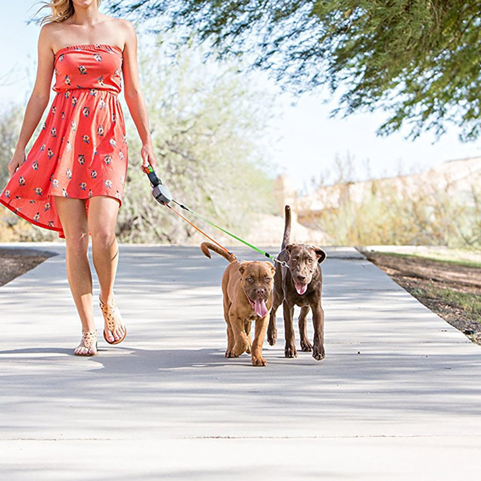 Dual ABS Retractable Dod Leash - Vie Best Shop