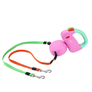 Dual ABS Retractable Dod Leash - Vie Best Shop