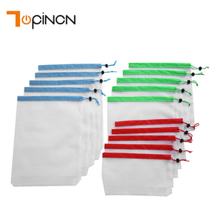 15pcs Reusable Mesh Produce Bags - Vie Best Shop