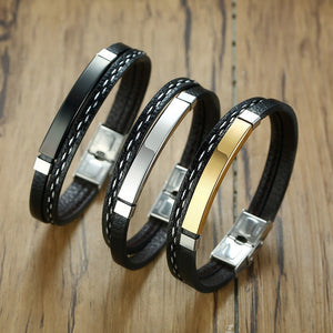 Multi Layer Leather Bracelets - Vie Best Shop