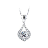 Silver Pendants Sparkling Heart-Shaped For Women - Vie Best Shop