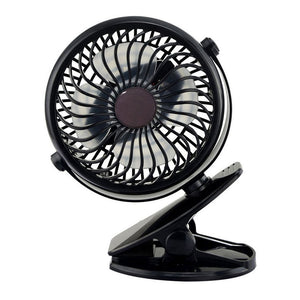 USB Fan Mini Clamp Desktop Fan 2600mAh Battery - Vie Best Shop