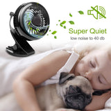 USB Fan Mini Clamp Desktop Fan 2600mAh Battery - Vie Best Shop