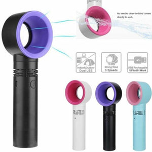 Portable Bladeless Hand Held Cooler Mini USB Fans - Vie Best Shop